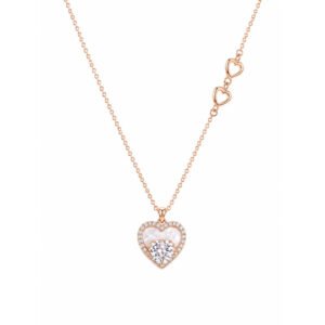 Ivy Mother of Pearl Heart Pendant
