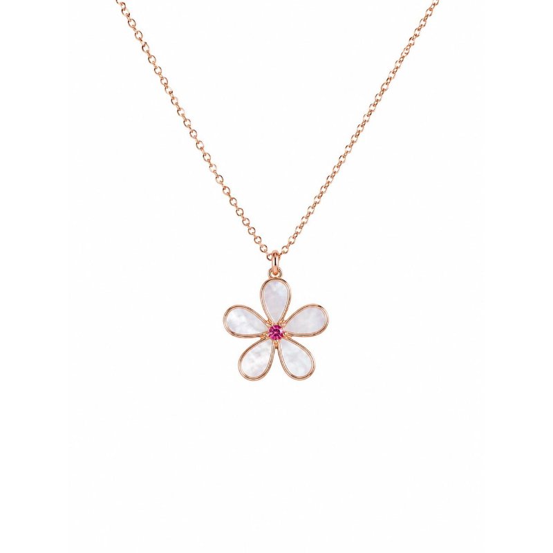 Bloom Mother of Pearl Flower Pendant