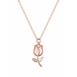 Liora Rose Gold Tulip Pendant