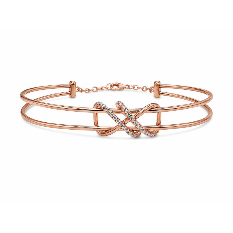 Nyra Infinity CZ Open Cuff