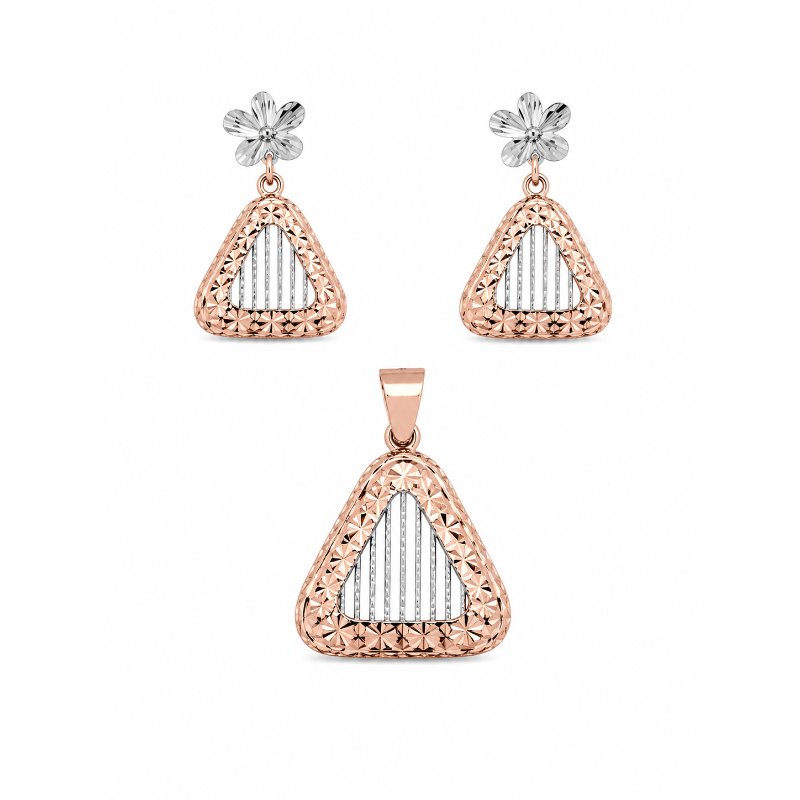Aria Trine Floral Jewellery Set