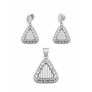 Solene Prism Silver Jewellery Set