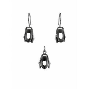 Noir Bell Flower Jewellery Set