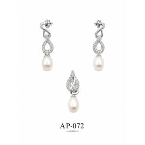 Wisp Pearl Infinity Jewellery Set