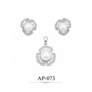 Talia Pearl Swirl Jewellery Set