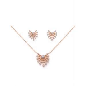 Amara CZ Sunburst Jewellery Set