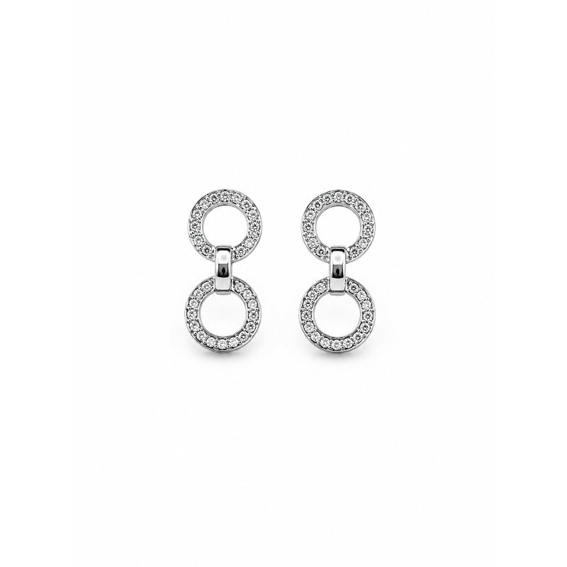 Halo Duo Circle Earrings